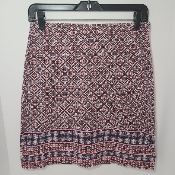 Talbots Petite Geometric Print Skirt – Size P - Picture 1 of 7